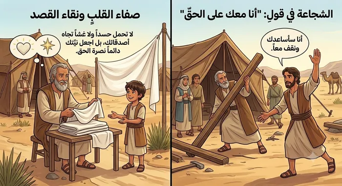Purity of Heart, Sincerity of Intention, and Courage in Speaking the Truth